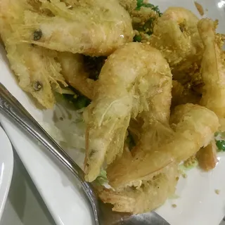 Salt and Pepper Shrimp in Shell