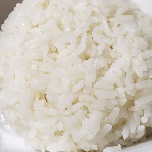 rice on a plate