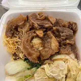 Beef Stew Wonton Noodle Soup