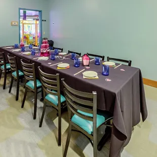 Party rooms for kid's birthdays!
