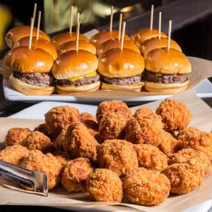 Chicken Bites and Sliders