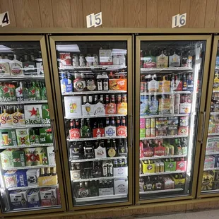 Imported beers and ciders