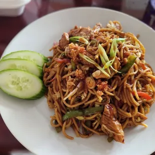 Garlic Chicken Noodles
