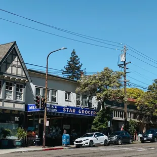 cars parked on the side of the road