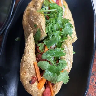 BBQ Pork Banh Mi Sandwich