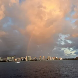 Gods promise to protect us the rainbow