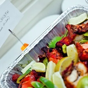 tandoori chicken at our reception