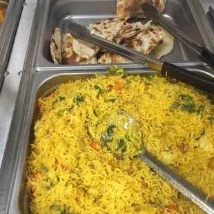 Fresh food on the buffet