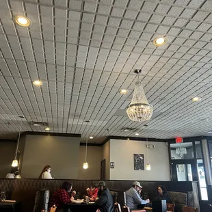 Interior of restaurant