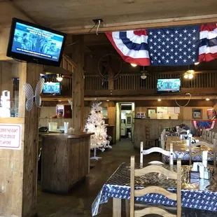 the inside of the restaurant