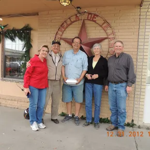 A great Star of Texas marks the outside of the building, a good background for photos, and, an easy landmark to find.