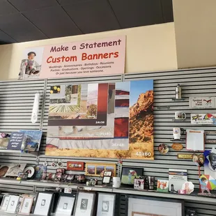 More examples of their work inside the store