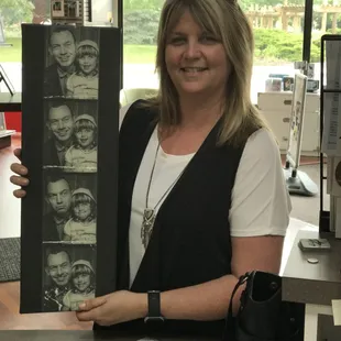 This Father's Day gift on canvas is one of our favorite creations.