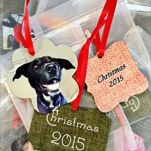 Christmas ornaments on metal is a customer favorite - great for gifting!