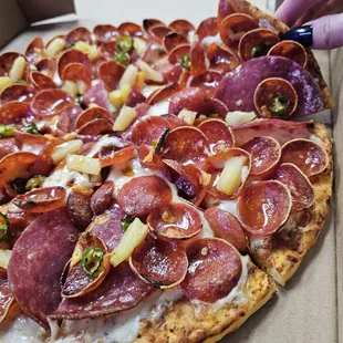 pizza, food