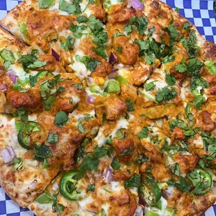 Butter Chicken Pizza