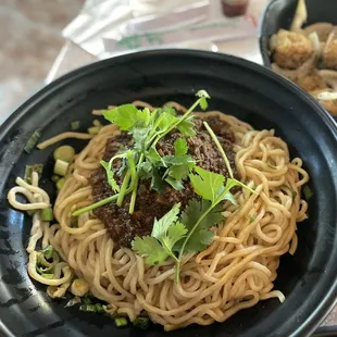 Pork &amp; soybean noodle