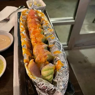 Charizard Roll - the best specialty roll on the  menu!