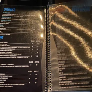 Menu - drinks - 2/2024