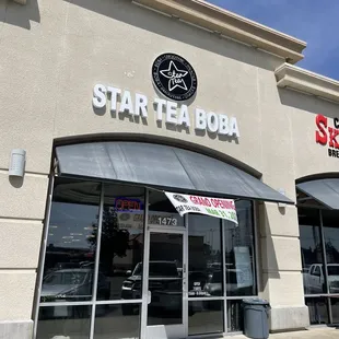 Front of the Boba shop