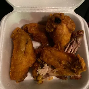 6. 6 Fried Chicken Wings