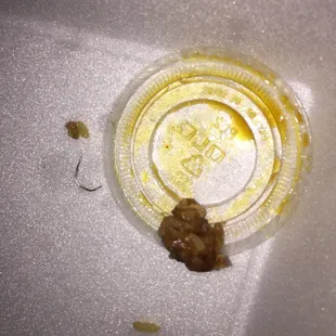The food here is not good at all. If you&apos;re really hungry you eat anything. But once I found this metal object in my food.