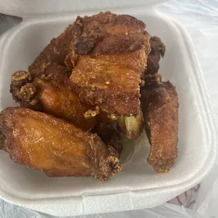 Dry and taste less chicken wing