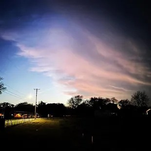 Our view to the NW as we departed Comanche for Brownwood!