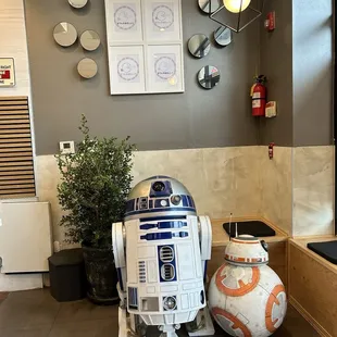 Star-Wars decor upon entrance to the store