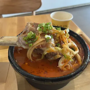 Beef Rib Spicy Seafood Noodle Soup