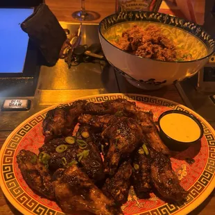 bbq wings, chicken wings and fried chicken, fried chicken wings, poultry, fried chicken, chicken wings, chicken, food, bbq chicken
