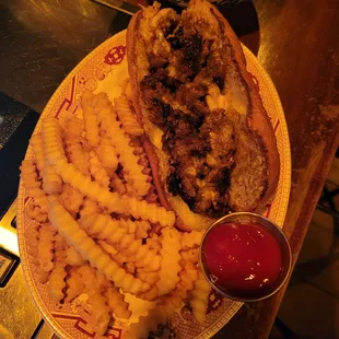Mongolian Philly Cheese steak