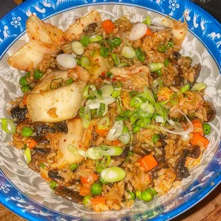 Kimchi Mushroom Fried Rice