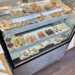 Dessert display case