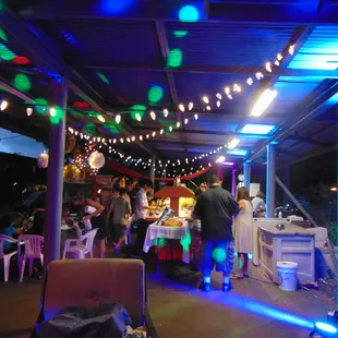 Any place, indoor or out, may be easily transformed to a fun party environment.