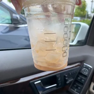 I'll put water so I can enjoy the rest of the ice. Mobile order  half an hour early to possibly get your 1 order on time.