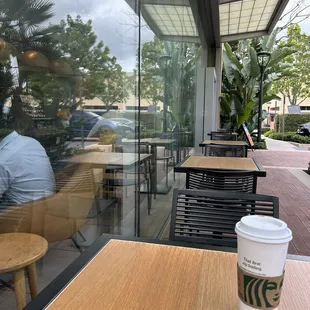 door tables and seating !