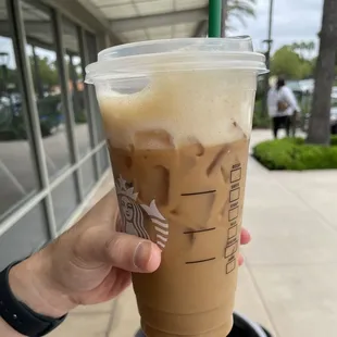 This is a venti drink BEFORE I drank anything!!!
