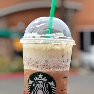 Peppermint Mocha Frappuccino..