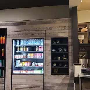 the inside of a coffee shop