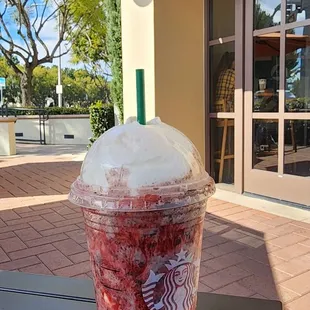 Chocolate Covered strawberry Frappuccino