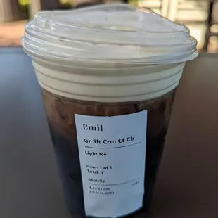 Caramel Cream Cold Brew