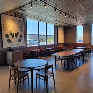 We have a beautiful lobby for you to sit down and study or for a large family to enjoy time with one another