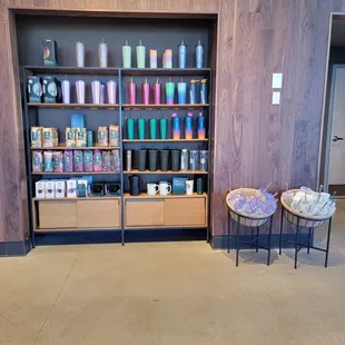 We have 1lb coffee and retail cups for you to enjoy in the comfort of your own home or to gift to your favorite person.