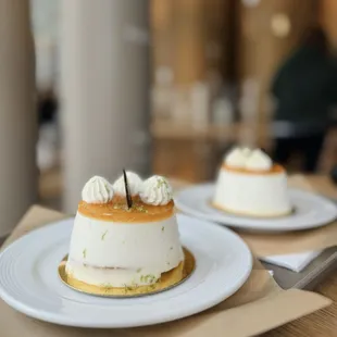 tropical coconut mousse cake
