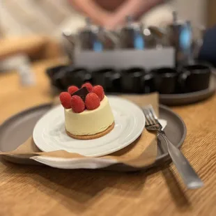 Raspberry cheesecake