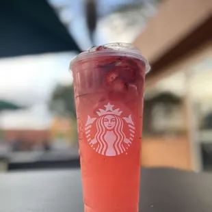 Strawberries  ACAI lemonade ! Surprisingly tasty and refreshing! Wow! 5/5.