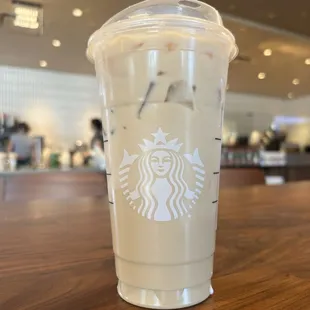 Iced Starbucks Blonde Vanilla Latte