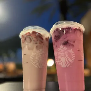 Pink Drink &amp; Dragon Drink (coco milk)