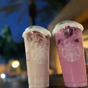 Pink Strawberry  Drink &amp;  Dragon Drinks! Refreshing!!